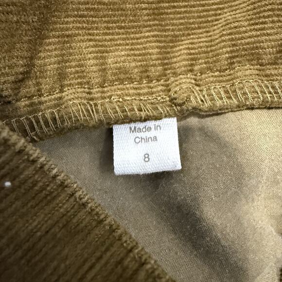 Garnet Hill Skinny Corduroy Jeans Women’s 8 Brown Stretch 5 Pocket Pants - Picture 7 of 10